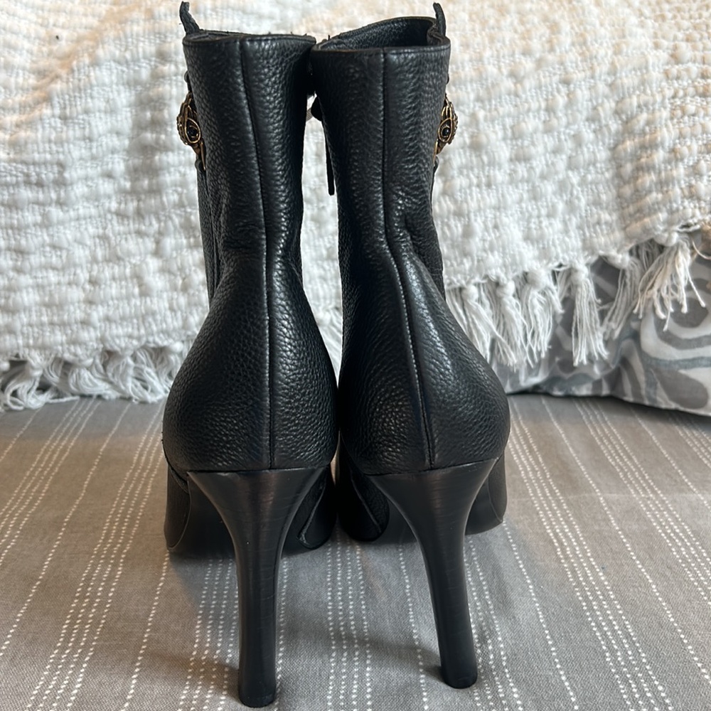 NWOB Kurt Geiger Shoreditch High Heel Booties - Picture 4 of 7